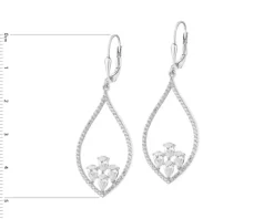 Kolczyki srebrne z cyrkoniami