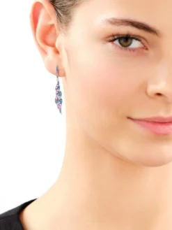 Kolczyki srebrne z cyrkoniami