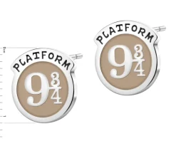 Kolczyki srebrne z emalią - Harry Potter, peron 9 i ¾, Warner Bros. Discovery