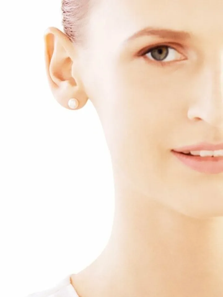 Kolczyki srebrne z perłą