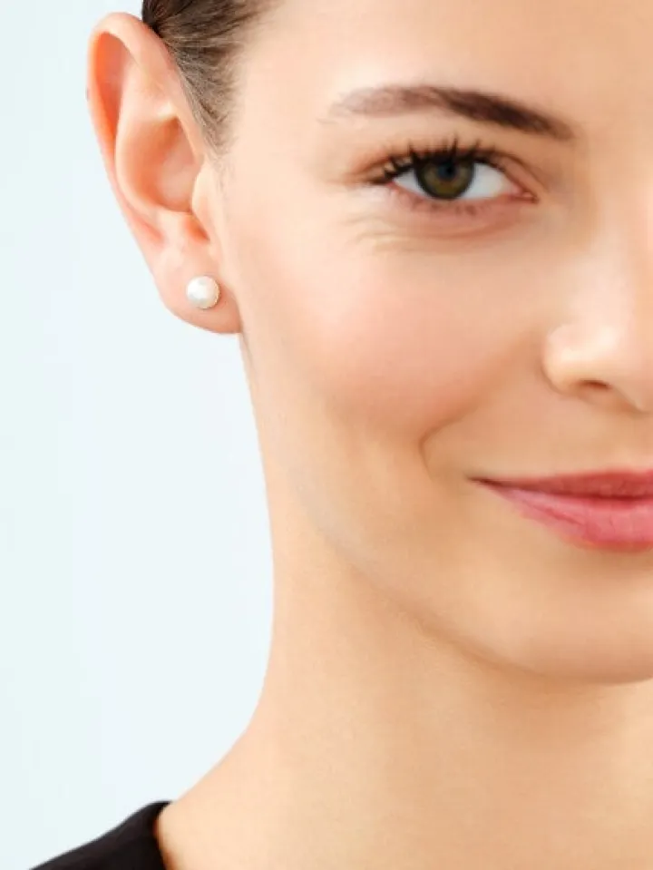 Kolczyki srebrne z perłami