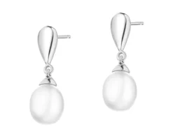 Kolczyki srebrne z perłami