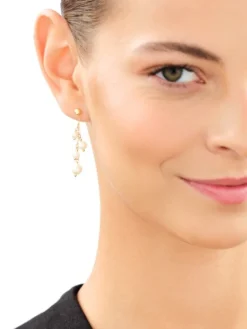 Kolczyki srebrne z perłami