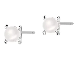 Kolczyki srebrne z perłami