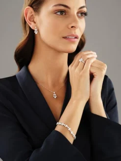 Kolczyki z białego złota z diamentami - 2,28 ct - próba 750