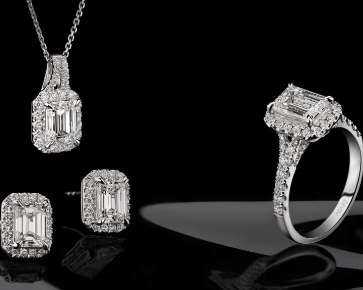 Kolczyki z białego złota z diamentami - VS2-SI1/G - 2,25 ct - próba 750