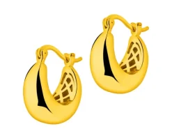 Kolczyki z mosiądzu pozłacane