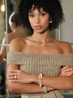 Kolczyki z mosiądzu pozłacane z cyrkoniami i masą perłową - motyle