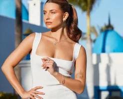 Kolczyki z żółtego złota z brylantami - koła - 0,50 ct - próba 585