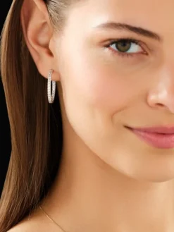 Kolczyki z żółtego złota z brylantami - koła - 1,46 ct - próba 585