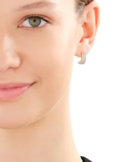 Kolczyki z żółtego złota z diamentami - 0,50 ct - próba 585