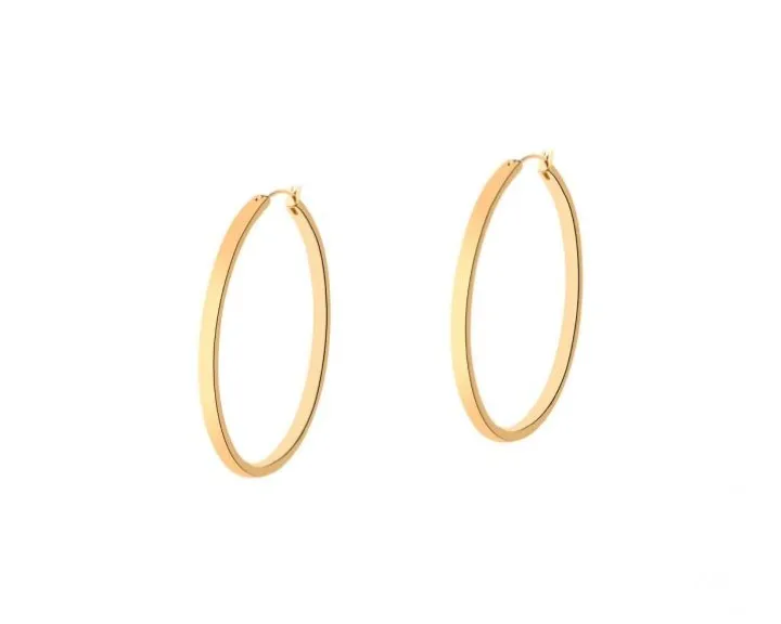 Kolczyki ze stali szlachetnej - koła