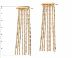 Kolczyki ze stali szlachetnej z cyrkoniami