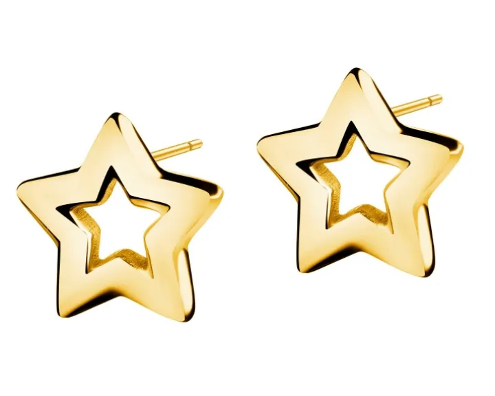 Kolczyki ze stali szlachetnej - gwiazdy
