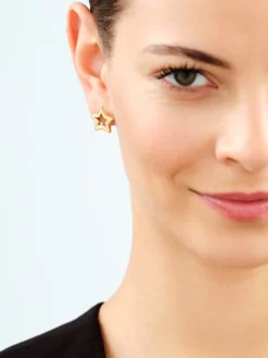 Kolczyki ze stali szlachetnej - gwiazdy