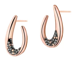 Kolczyki ze stali szlachetnej z markasytami