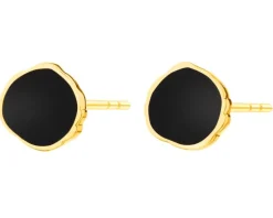 Kolczyki ze stali szlachetnej z emalią