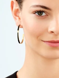 Kolczyki ze stali szlachetnej z cyrkoniami - koła