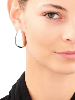 Kolczyki ze stali szlachetnej - łezki