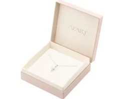 Krzyż - zawieszka srebrna i łańcuszek - komplet