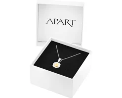 Medalik Matka Boska - zawieszka srebrna i łańcuszek - komplet