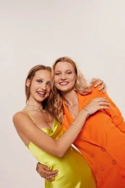 Naszyjnik srebrny - ankier, paper clip