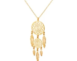 Naszyjnik srebrny - łapacz snów