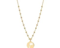 Naszyjnik srebrny - dmuchawiec, kulki