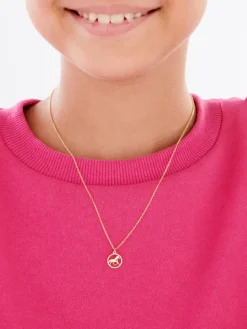 Naszyjnik srebrny - koń