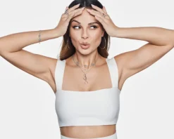 Naszyjnik srebrny - koła