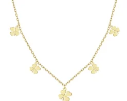 Naszyjnik srebrny - koniczyny