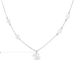 Naszyjnik srebrny - koniczyny