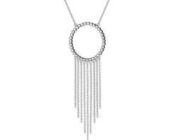 Naszyjnik srebrny - koło
