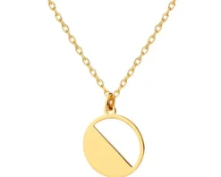 Naszyjnik srebrny - koło