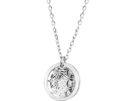 Naszyjnik srebrny - koło