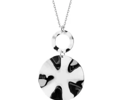 Naszyjnik srebrny - koło