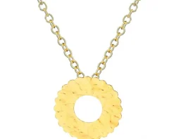 Naszyjnik srebrny - koło