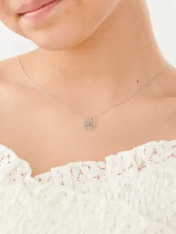 Naszyjnik srebrny - kot