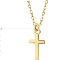 Naszyjnik srebrny - krzyż