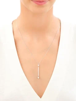 Naszyjnik srebrny - kulki