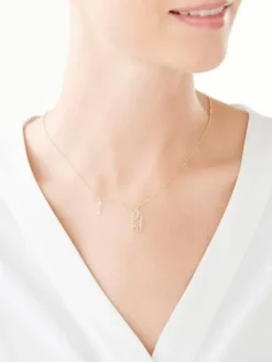 Naszyjnik srebrny - kwiaty