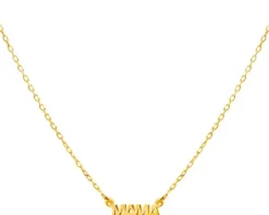 Naszyjnik srebrny - mama