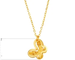 Naszyjnik srebrny - motyl