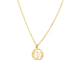 Naszyjnik srebrny - motyle