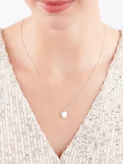 Naszyjnik srebrny - puzderko