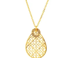 Naszyjnik srebrny - rozeta