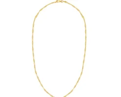 Naszyjnik srebrny - skręcone blaszki