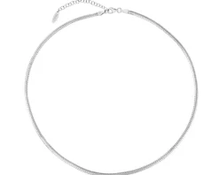 Naszyjnik srebrny - taśma