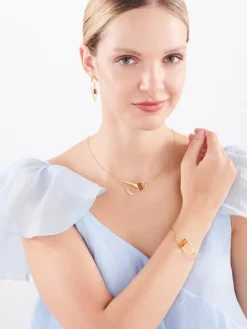 Naszyjnik srebrny z bursztynem