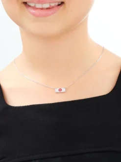 Naszyjnik srebrny z cyrkoniami i emalią - Harry Potter, list z Hogwartu, Warner Bros. Discovery